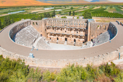 Aspendos: Its Roman theater, one of the best preserved.
