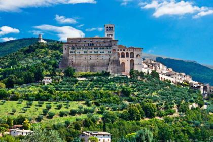 Assisi: Theology, stone and olive trees in the heart of St. Francis. Visit to the Basilica.