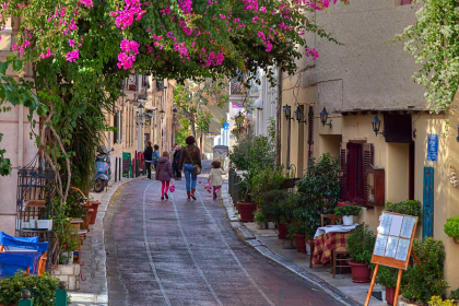 Athens: Visit to the Plaka district included.