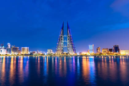 Arabia Saudí con Bahrein Qatar y Emiratos