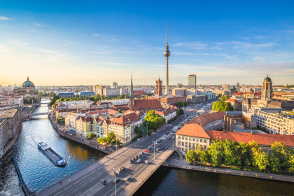 Aerial view of Berlin, Germany