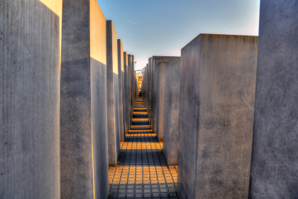 Berlin, we visit the Holocaust Memorial