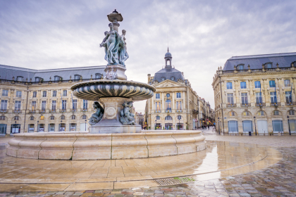 Place de la Bourse in Bordeaux, France.