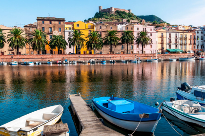 Bosa: One of the most beautiful villages in Italy.