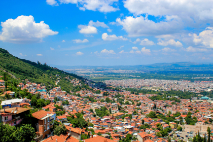 Bursa: Called the green city for its parks and gardens.
