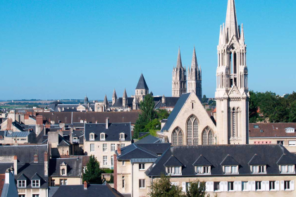 Caen: The city of William the Conqueror.