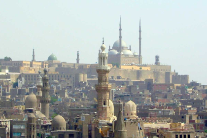 Cairo: Saladin citadel and alabaster mosque.