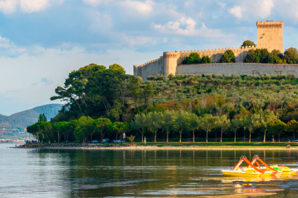 Castiglione Del Lago: A peaceful medieval village of Umbria.