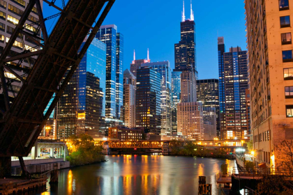 Chicago: Climb to the top of the Willis Tower, the old Sears, that is more than 442 metres high.