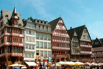 Frankfurt: The small Manhattan of Europe.
