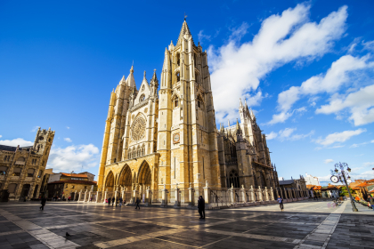 León Gothic cathedral.