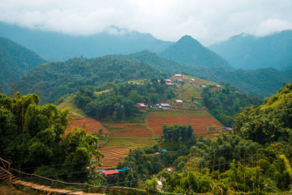 Beautiful landscape near Linfen, China.