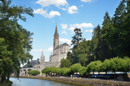 Lourdes, an important Roman Catholic pilgrimage site