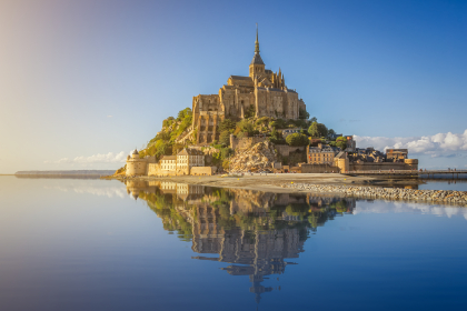 Mont Saint Michel Castle, a wonder made by man and nature.