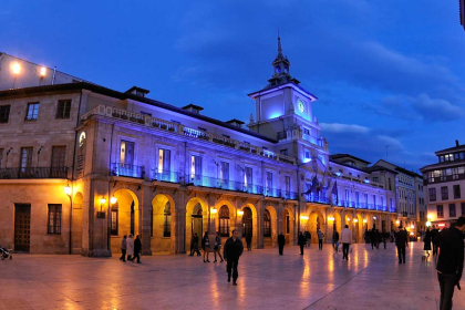 Oviedo: A stately town.