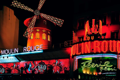 Paris: Enjoy the option of seeing the Moulin Rouge show.