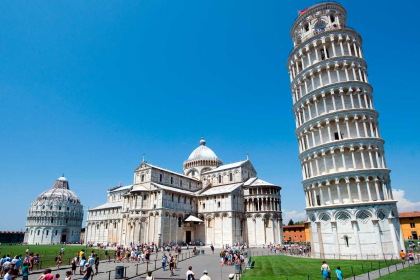 Pisa: An artistic defiance of gravity and science. The most beautiful tower in Italy.