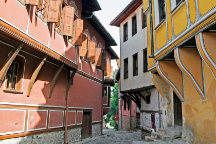 Plovdiv: View of its streets.