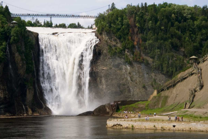 Quebec: Optional outing to Montmorency Falls.