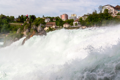 The Rhin Falls, the waterfalls with the highest volume of Europe