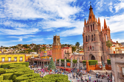 San Miguel de Allende: Considered one of the most beautiful cities in Mexico.