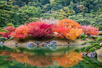 Ritsurin, one of the most beautiful gardens in Japan