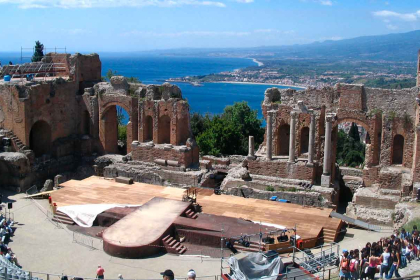 Taormina: Modernity and tradition set the scene set the scene in its Greco-Roman theatre.