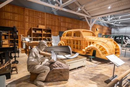 Toyota: Toyota Museum in Nagoya.