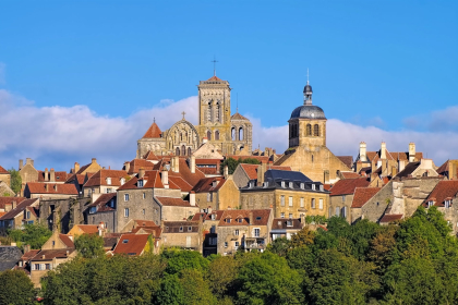 Vezelay in French Burgundy where the remains of Mary Magdalene lie.