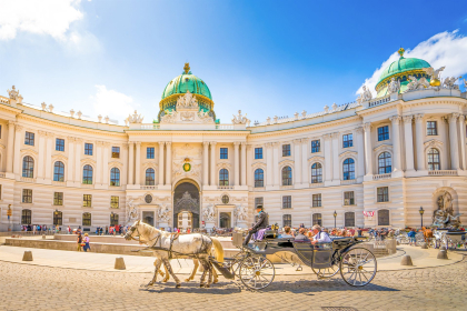 Alte Hofburg of Austria’s magnificent capital, Vienna
