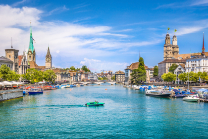 Zurich: The most populous city in Switzerland is the financial and cultural capital of the country.